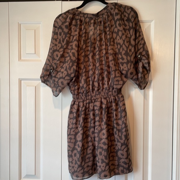 Express Leopard Print Dress - Picture 2 of 4